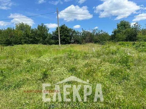 Terrain au centre du village de Bardarevo, région de Varna, municipalité de Dolni Chiflik, type de territoire Urbanisé, STP Construction basse (jusqu’à 10 m), superficie 1000 m². Le terrain a une forme régulière, communications avec la propriété.