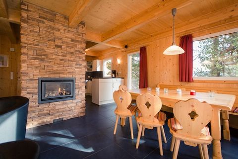 Welcome to your mountain getaway! This inviting 120 m² solid wood chalet, nestled in the picturesque pine forest at around 1,800 meters, offers stunning mountain views and accommodates up to 11 guests in comfort and style. Enjoy the fresh mountain ai...