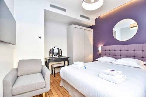 Checkmyguest le ofrece un magnífico apartamento de 65 m² en el tercer piso, idealmente situado en el corazón del barrio de Chaussée-d