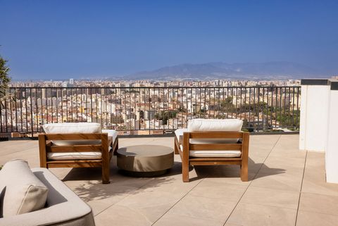 Introducing an extraordinary apartment in the heart of Málaga located on the 27th floor of the prestigious Urban Sky Towers Offering sweeping panoramic views of the Mediterranean Sea the citys vibrant skyline and Málagas historic landmarks this resid...