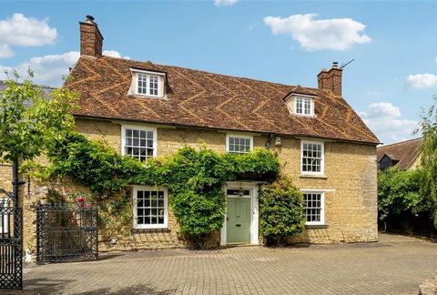 Home Farm is an early Grade Il listed six bedroom stone property in walking distance of local amenities in Olney. Tucked away down a quiet lane, a pair of remote controlled gates open on to this impressive former farmhouse with over 3,200 sq. ft. of ...