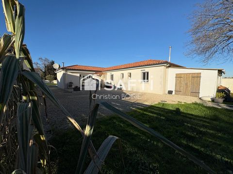 RETAUD 17460. Agréable maison de plain pied de 114 m² habitable avec un studio indépendant de 30 m² sur un terrain de 1001 m²
