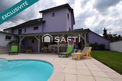 A SCHOENAU, proche Sundhouse et Europapark, belle maison de 154m2 sur 8,51 ares