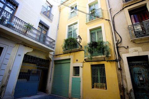 Charmante maison du XVIIIe siècle dans le centre historique de Béziers avec terrasse et garage!