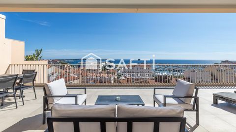 Cannes - Quartier embématique de la Banane - Vue mer panoramique