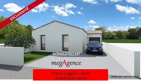 Terrain à bâtir viabilisé de 450 m² libre de constructeur !