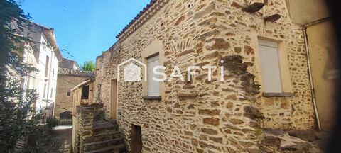 Belle propriété à Faugères 180 m², cour, terrasse