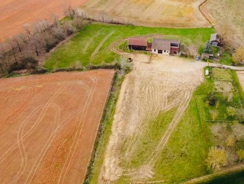Séchoirs & grange à rénover sur 1,4 hectare