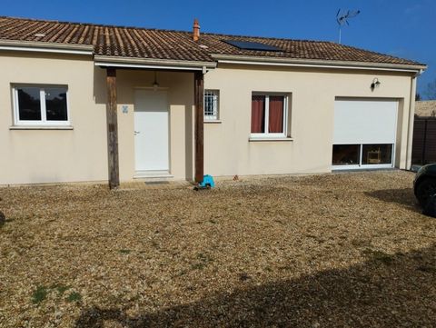 Venez découvrir cette belle maison de plain-pied de 92 m²,sur un terrain de 1000 m².