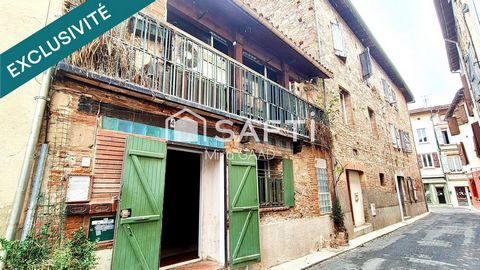 Maison de ville à rafraichir au centre de Lavaur