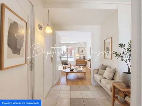 T3 Lumineux Lyon 8e : Balcon, Parking & Calme