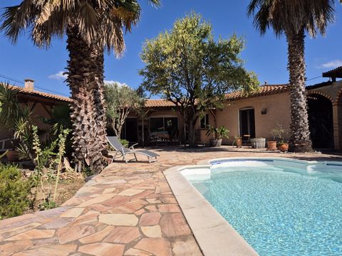 Paradis tropical à Laurens 4, chambres, Piscine et atelier