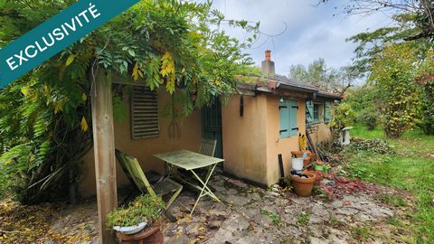 Maisonnette refuge de 2 chambres, dans un écrin végétal proche des commodités, doublée d'un potentiel de division parcellaire