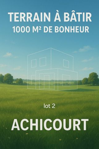 Terrain à bâtir avec grande façade