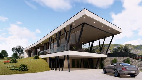 Snart till salu, Luxury Design Villa ligger i norra Portugal i Canedo Basto, på cirka 452 m2 på en tomt på 6.000 m2 med uppvärmd pool på 12m med 5 m, vardagsrum på 100 m2, 3 badrum sovrum, skulle kunna utvidgas till 5 sviter, vacker hall med gästtoal...