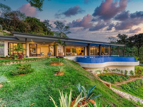 Escape to luxury in this stunning 3-bedroom, whales tail view home located in the prestigious Dulce Pacifico development in Uvita, Costa Rica. The Dulce Pacifico community is ideal for environmentally conscious people who enjoy eco-adventures and wel...