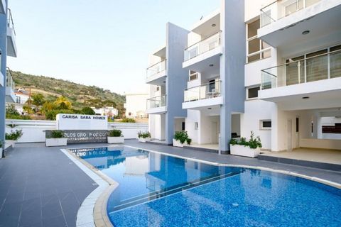 The property is a two-storey house with a communal swimming pool in Voroklini. It is part of a residential complex known as 