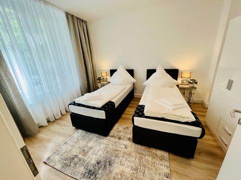 The apartment house ND Aparthotel is located in the heart of the small tranquil Mülheim an der Ruhr, nestled in the beautiful in NRW not far from the city of Düsseldorf and Duisburg. The apartments can accommodate up to 6 people and are furnished acc...