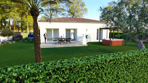 Dpt Hérault (34), à vendre MURVIEL LES BEZIERS maison 3 chambres de plain pied 91m² garage terrain 800m²