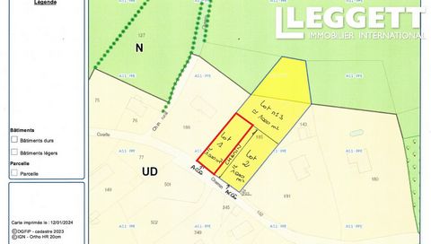 A22542CB79 - Building plot of approximately 1000 m² on a larger plot of land which will be divided at the seller's expense once a sale is agreed. CU in progress There is a possibility of purchasing other plots at a favourable rate Situated in the com...