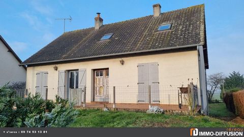 Fiche N°Id-LGB157364 : Blois, sector 30 km approx from Blois, House of about 138 m2 comprising 6 room(s) including 4 bedroom(s) - Built 1977 - Ancillary equipment: garden - terrace - garage - fireplace - cellar - heating: No stove - Energy class D: 2...