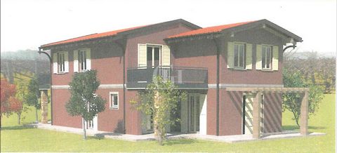 Garda Haus immobiliare offers building land with approved project located in the municipality of Moniga del Garda of the total area of 900 sqm. On the building plot you can build a modern semi-detached villa with a total area of 300 sqm comfortably a...