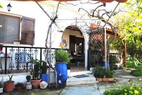 A detached single level house on a private garden plot located in the pretty village of Kato Horio, East Crete. The property is within a few minutes walk of the village centre and comprises… Entrance hallway with wood burner. Open plan living room/ki...