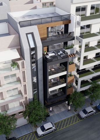 Kallithea, Center, Maisonette For Sale, 94 sq.m., Property Status: Under Construction, Floor: 5th, 2 Level(s), 2 Bedrooms 1 Kitchen(s), 2 Bathroom(s), Heating: Personal - Natural Gas, View: Good, Building Year: 2023, Energy Certificate: A+, 1 parking...