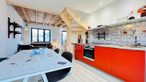 Dpt Finistère (29), à vendre CROZON Centre - Appartement meublé T2 duplex de 50 m² habitable - Terrasse - Jardin - Parking - Cabane de jardin