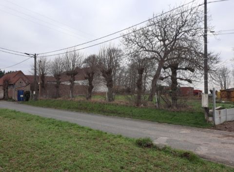 - ARRAS IMMO - NEW - EXCLUSIVE Land 680 m2 NOYELLE-VION . Land of 680 m2 (15 min from Arras). Facade of 20 m, connection and individual sanitation to be planned.