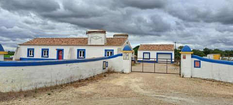 Terreno rústico com uma área total de 5250 metros quadrados, com uma moradia características rusticas mas de construção recente, com uma área bruta de construção de 232m2, sendo composta por Hall de Entrada, Sala ampla com 29m2 e com a cozinha em ope...