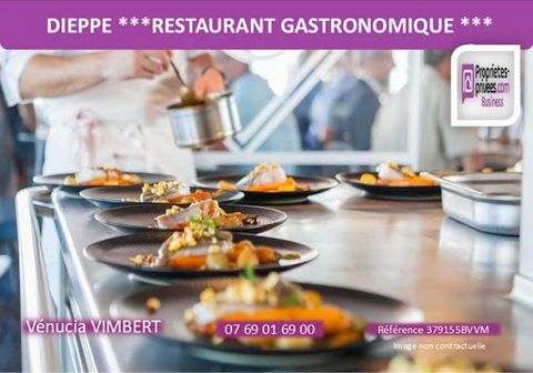 Dieppe à 2 pas de la Mer ! Vénucia VIMBERT vous propose le Fonds de Commerce de ce Restaurant gastronomique bénéficiant d'un Top emplacement avec vue sur mer. Cet établissement de bonne excellente réputation dispose d'une grande salle rénovée avec go...