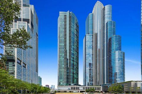 This luxurious condo located at 1201 S Prairie Ave in Chicago, IL offers the epitome of modern city living. Conveniently located at the south end of Grant Park in Chicago's South Loop neighborhood, this condo is just steps from Chicago's famous museu...