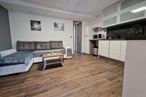 Steigern Sie Ihren Urlaub in den Bergen mit diesem schönen, komfortablen 40 m² großen Apartment mit einem Schlafzimmer in der Residenz Ô Chalet Dana Typ-2-Wohnung von 40m2 mit Veranda inklusive Ein Wohnzimmer mit voll ausgestattetem Küchenbereich 1 S...