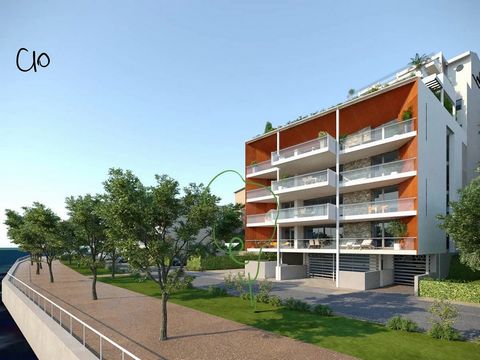 Saint-Gingolph. Quai 22 residence under construction, last 2 bedrooms apartment available. At 200m from the border with Switzerland, located on the 2nd floor of the residence facing Lake Geneva, it includes a large living room with kitchen opening on...