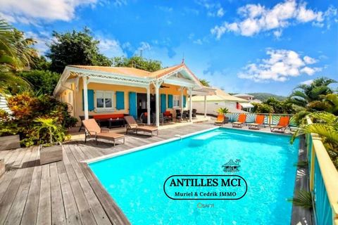 Cedrik Sagnelonge et Muriel Valero ANTILLES MCI vous présentent en exclusivité cette superbe villa de plain-pied située sur les hauteurs de Sainte-Luce. Cette propriété se distingue par ses nombreux atouts et offre un cadre de vie exceptionnel. La vi...