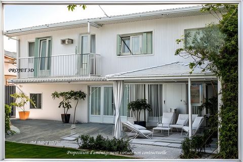 A l'entrée d'Agen, dans un quartier résidentiel calme, avec à proximité : école, collège, commerces, arrêt de bus, clinique, ENAP, venez découvrir cette maison de 125 m², mitoyenne sur 1 côté, avec garage, sur un terrain clôturé de 380 m². En rez-de-...