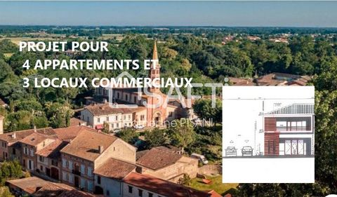 Beaux projet à réaliser sur ce terrain à bâtir de 680 m2. Spécial investisseurs ! A Longages, 15 minutes de Muret, proche gare, commerces, écoles..... Autorisation pour un immeuble composé de 4 appartements et de 3 locaux commerciaux. Idéalement situ...