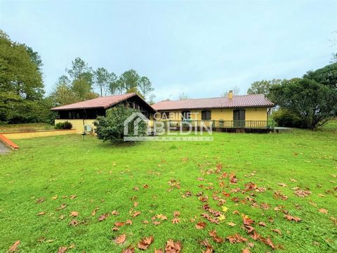 Maison spacieuse sur terrain de 50000m2. Découvrez cette superbe maison de 200m² située dans un cadre champêtre, à Saint-Paul-lès-Dax, sur un terrain de 50 000m². Profitez d’un intérieur spacieux avec toit cathédrale, composé de 3 chambres, un bureau...