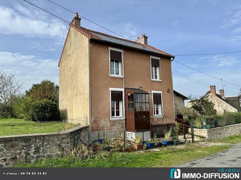 Fiche N°Id-LGB168051 : Lavaufranche, Maison d'environ 82 m2 comprenant 7 piece(s) dont 4 chambre(s) + Jardin de 7531 m2 - Vue : Campagne - Construction Pierres - Equipements annexes : jardin - garage - double vitrage - - chauffage : Electrique Pannea...