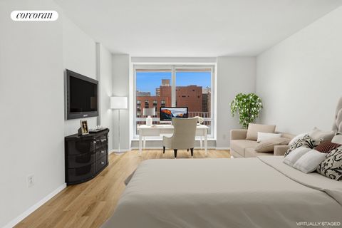 This exceptional high-rise studio is not to be missed! Featuring floor-to-ceiling double-pane windows with northern exposures, it offers stunning views and ample natural light. The open kitchen boasts a Sub-Zero refrigerator with double door freezer,...