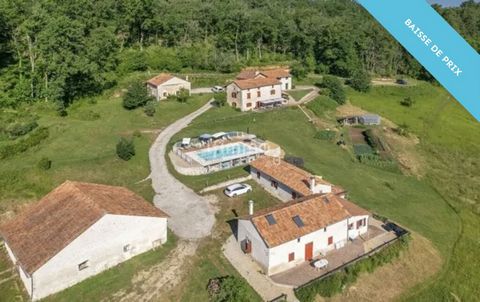 Domaine avec plusieurs habitations sur plus de 11 hectares