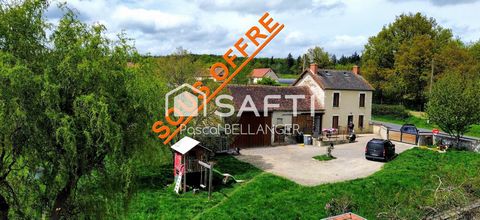 Découvrez cette maison de caractère de 114 m², nichée au cœur d'un vaste terrain de 14 514 m², comprenant un puits. Ce bien est idéal pour les amoureux de la campagne et les projets ambitieux.