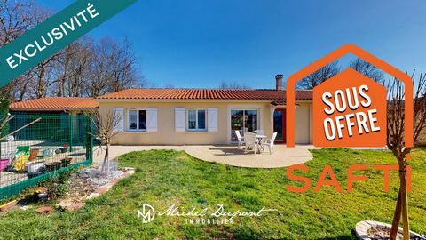 Maison de plain pied de 95 m² sur 910 m² de parc entièrement clôturé