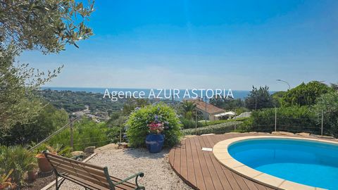 VENTE D'UNE VILLA 4 PIECES DE PLAIN PIED VUE MER AVEC PISCINE PROCHE MER AUX ISSAMBRES