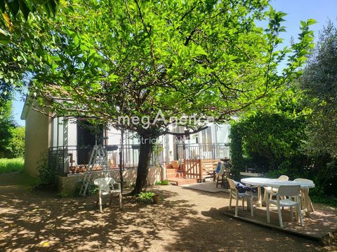 Maison, 1 chambre, garage, véranda 846 m² de jardin clos et arboré