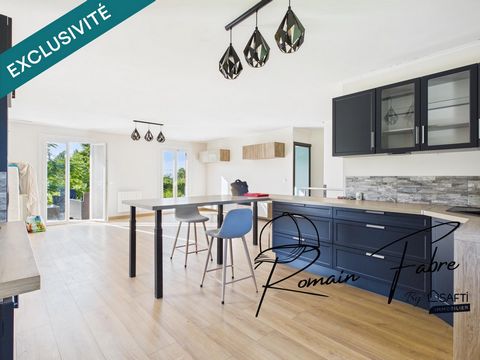 Maison de 200m2 avec 4 chambres, garage de 50m2 et très grand terrain