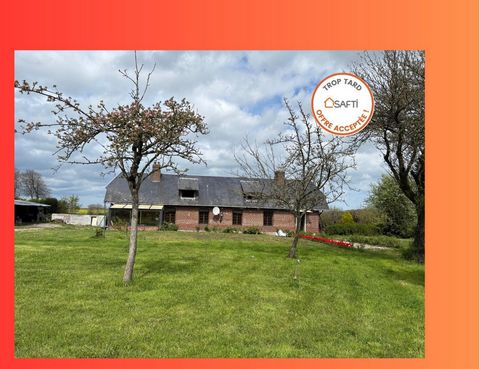 Belle longère normande en briques, 4 pièces