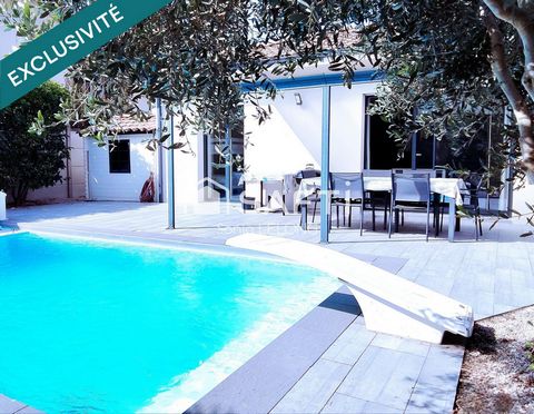 Maison de 2017, 4 chambres, 3 SDB, piscine – Léon