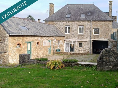 Maison en pierre, 3 chambres, porche, dépendance et terrain clos